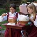 Idrija banquet lace-making demo