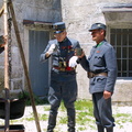 Idrija excursion 2 Austrian Capt and soldier tasting tea
