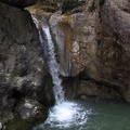 Idrija partisan hospital waterfalls on creek below camp
