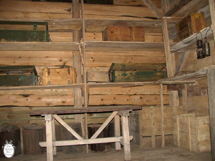 Idrija partisan hospital wood shop