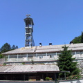 Idrija town mine shaft elevator