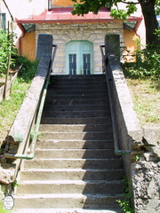 Idrija town old mansion-now apartments- doorway