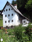 Idrija town typical miners house