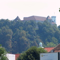Ljubljana castle wide angle