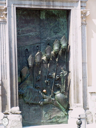 Ljubljana cathedral side door